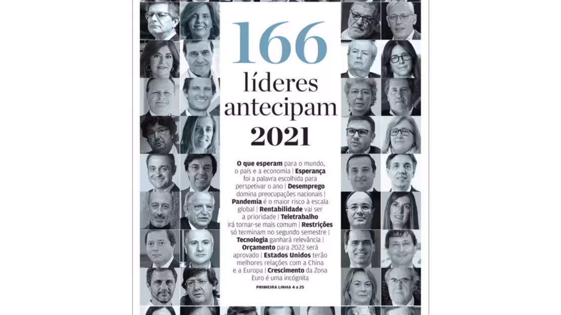 Jornal Negócios, 166 líderes antecipam 2021